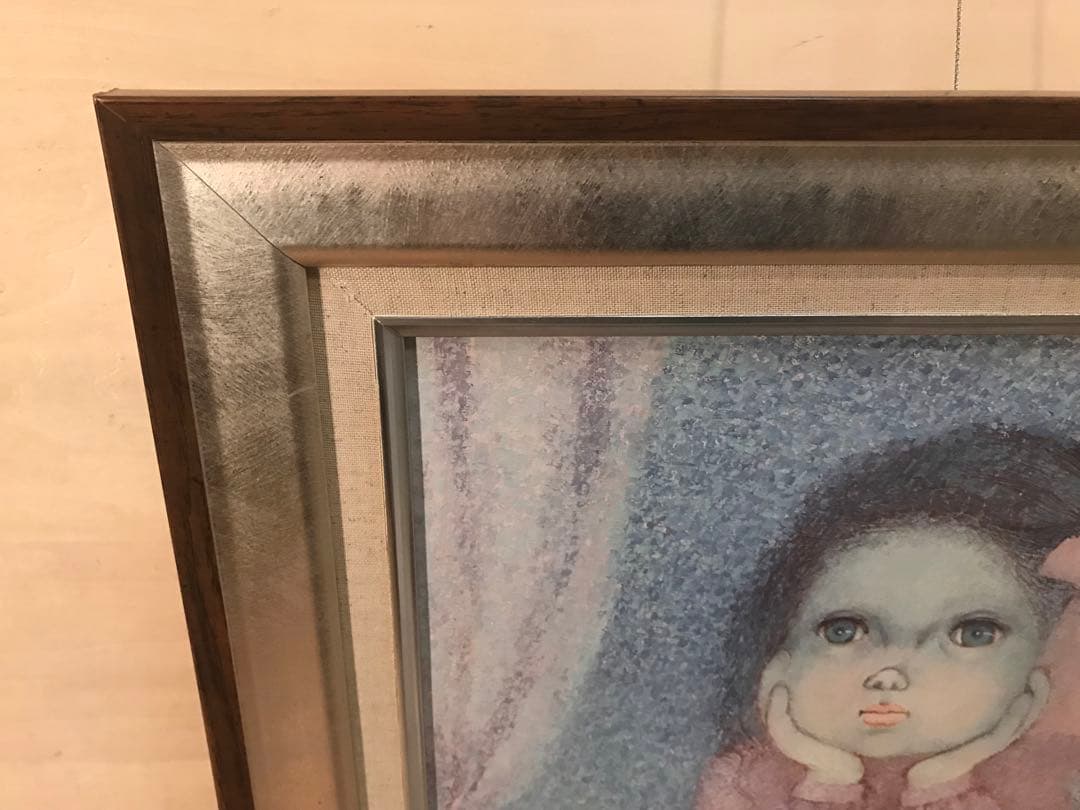 はしぐちみよこ　「窓」　油彩Ｆ６号　画面右下・キャンバス裏に直筆サイン有り