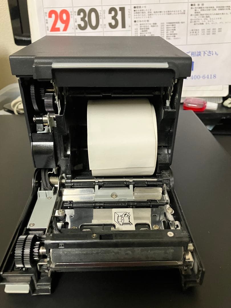 ★セイコースマレジ対応サーマルプリンター&キャッシュドロワー黒一式エプソンSII
