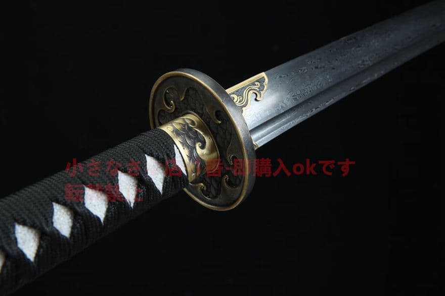 火鱗苗刀 古兵器 武具　刀装具　日本刀　模造刀 居合刀 長尺