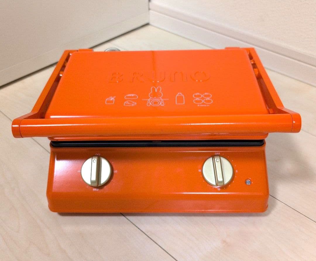 【美品】　BRUNO ミッフィーグリルサンドメーカーダブル