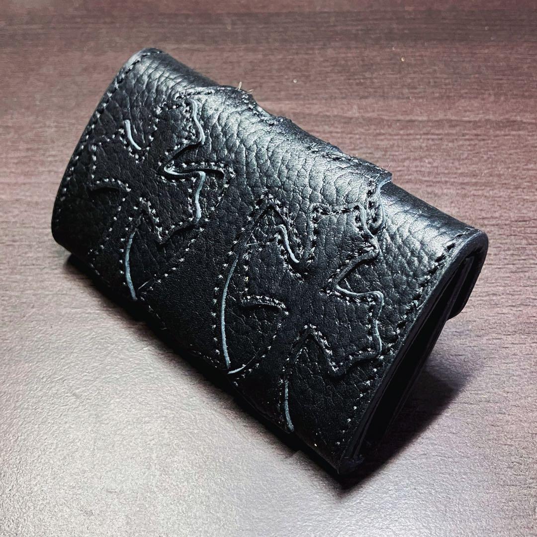 タクマ 最高級革 総手縫 xyzケース 本革 レザー トリコロール