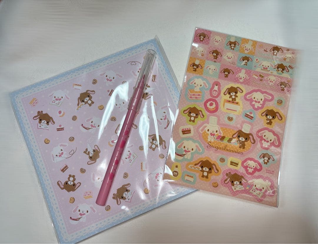 シュガーバニーズ　文房具セット　サンリオ　平成　レトロ
