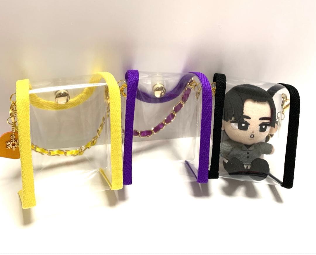 ☆Sachi☆　すのチルポーチ　お座りタイプ　黄色　紫　黒