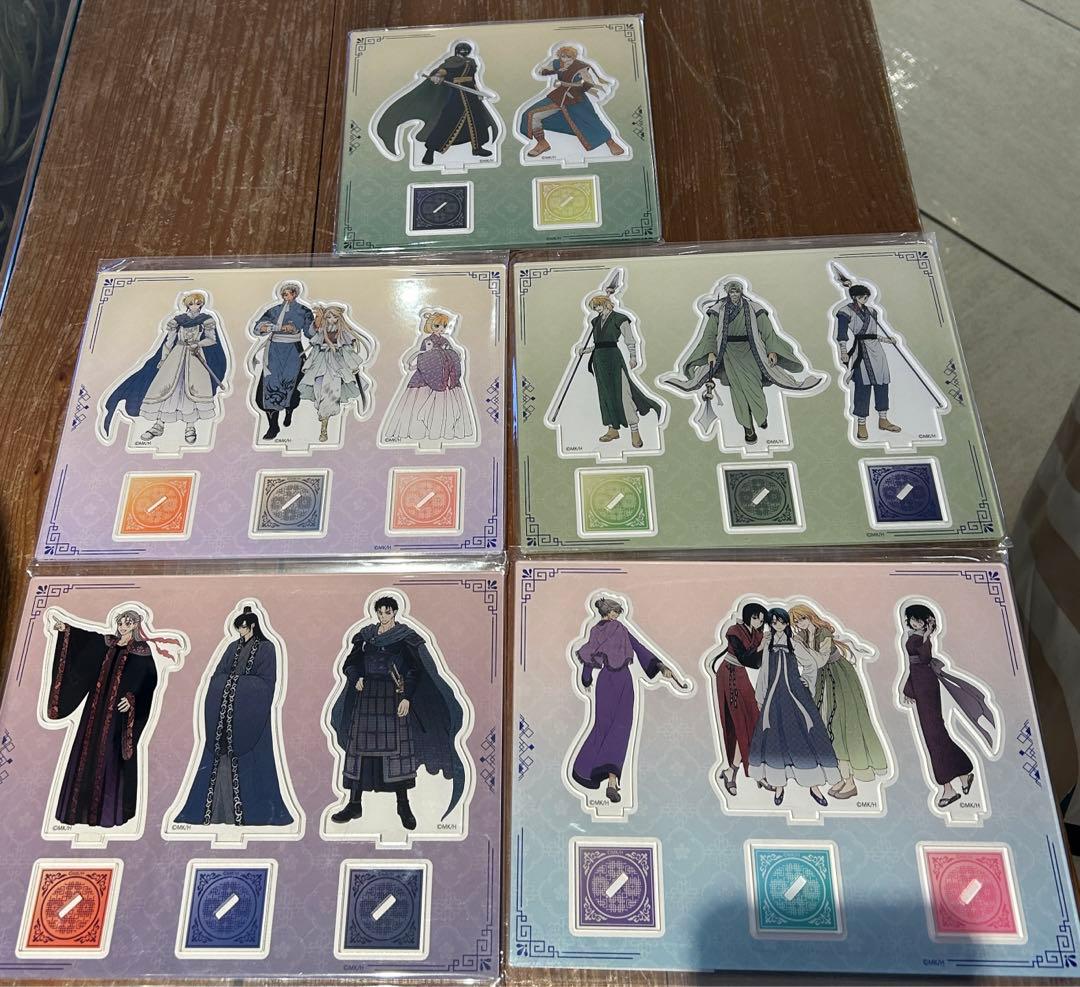 暁のヨナ　大原画展　アクリルスタンドセット