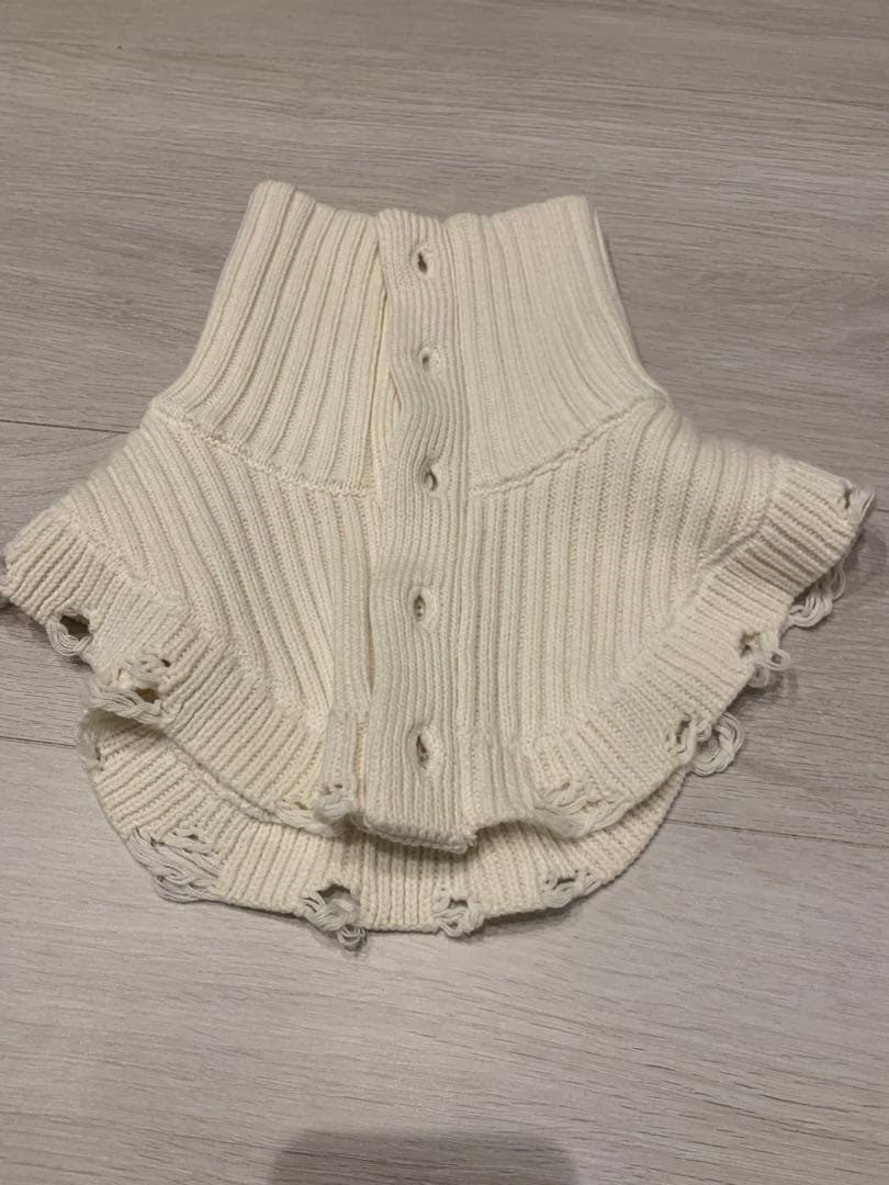 GRANCY Collar Neck Warmer 付け襟ネックウォーマー 白