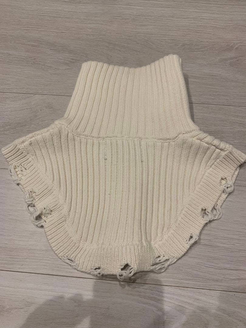 GRANCY Collar Neck Warmer 付け襟ネックウォーマー 白