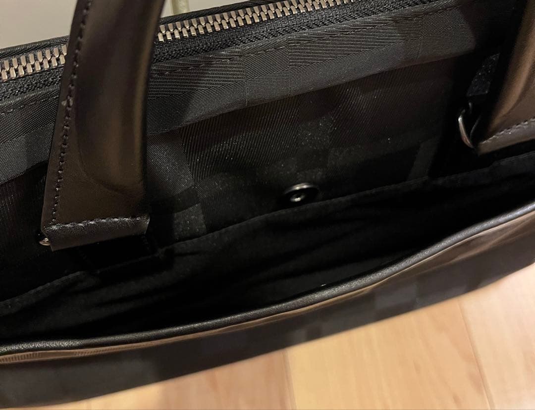 【値下げ】ブラックレーベルクレストブリッジ チェックブリーフケース