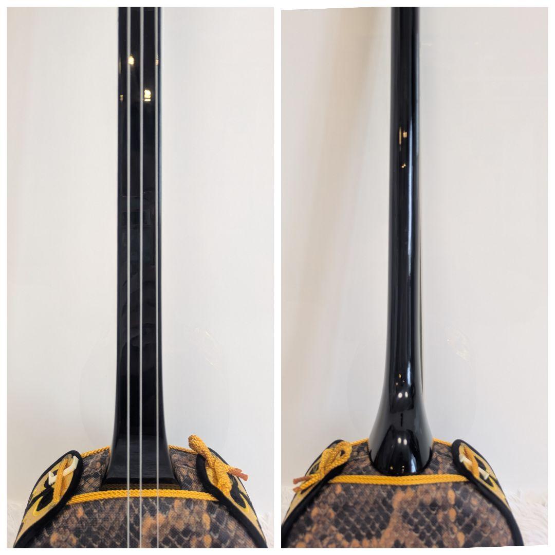 【美品】沖縄三線　人工皮　2WAYソフトケース付き　初心者