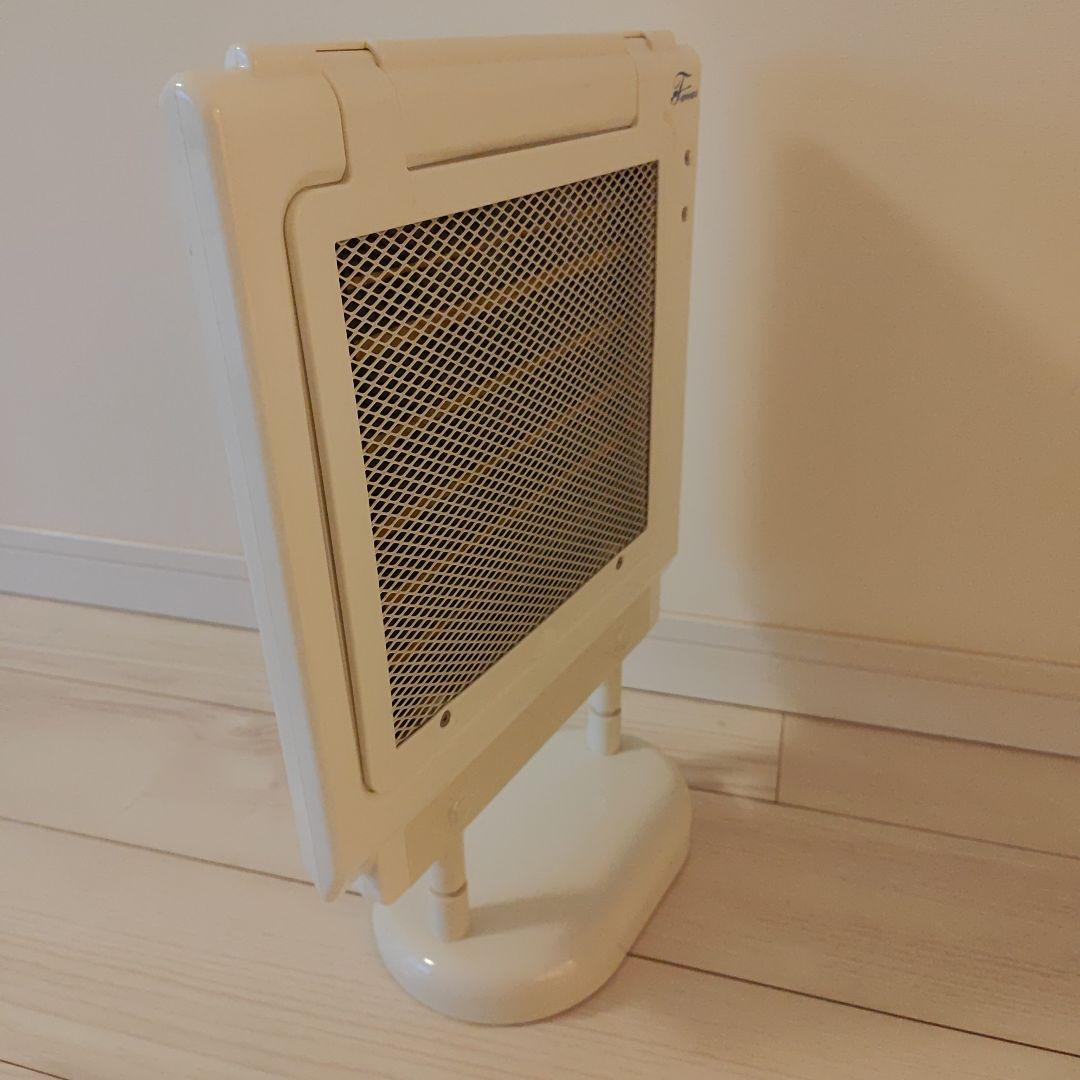 【hana】遠赤外線マイカヒーター スタンド付き ホワイト　鳥・小動物