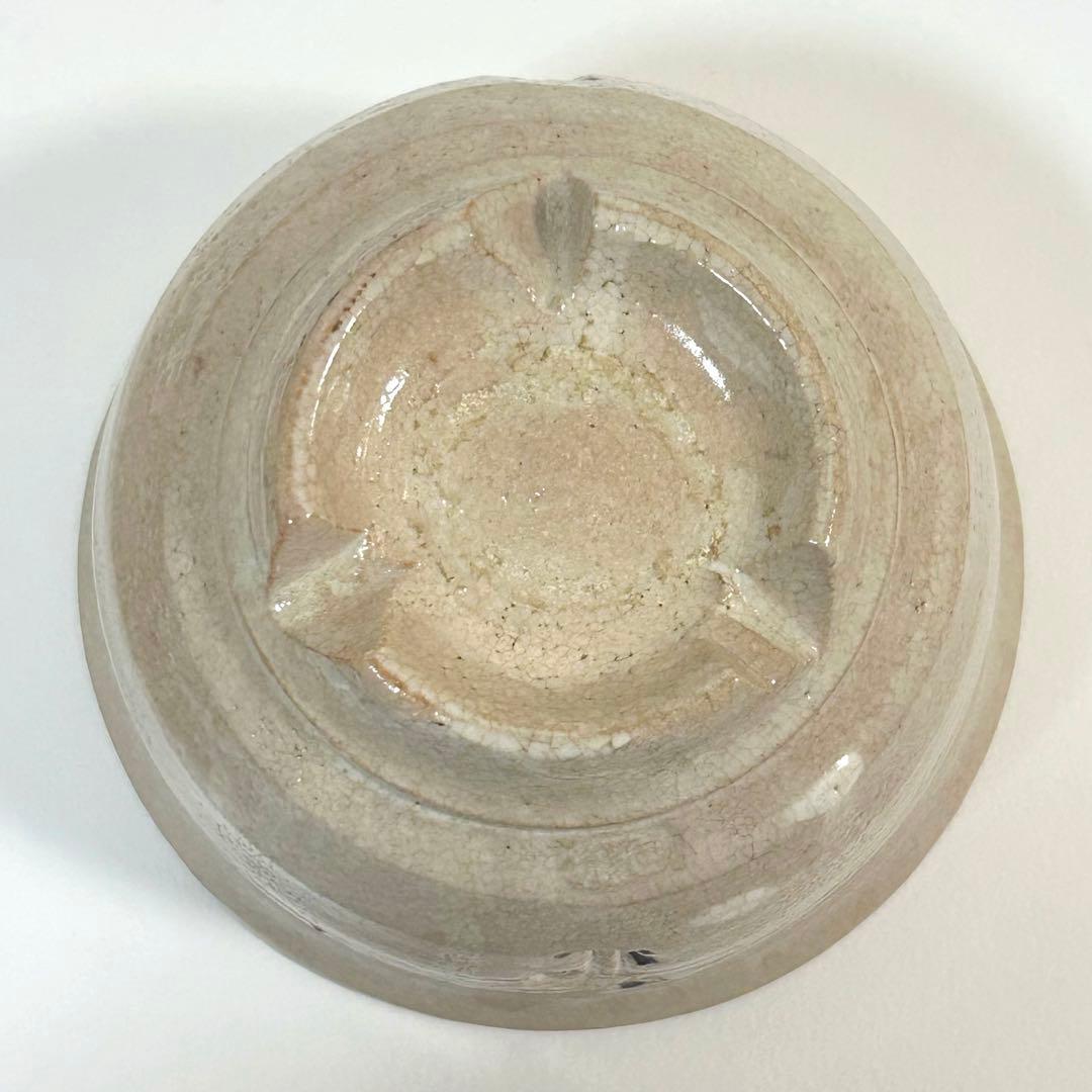 【木箱付き】御本立鶴 茶碗 不老園陶房 茶道具