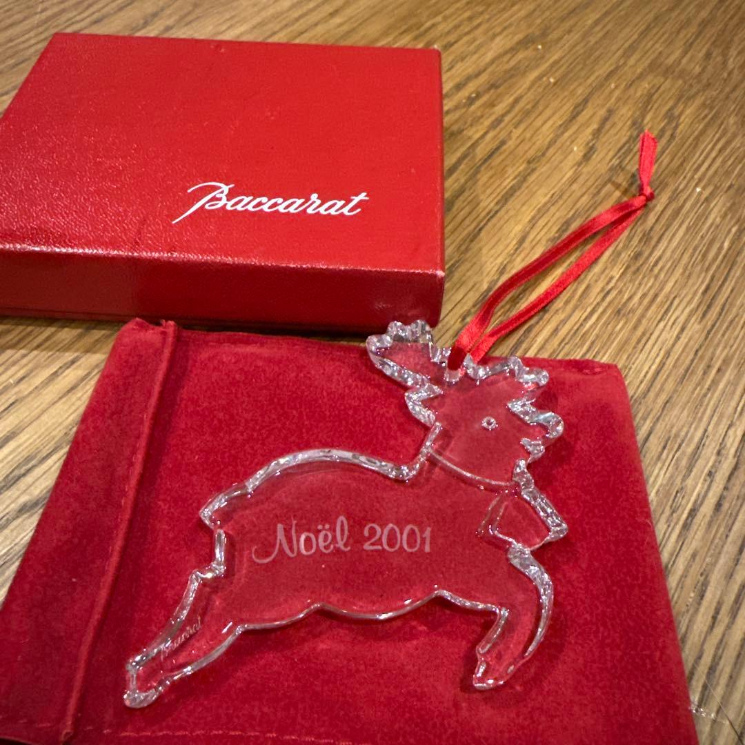 Baccarat バカラ　ノエル 2001 トナカイオーナメント