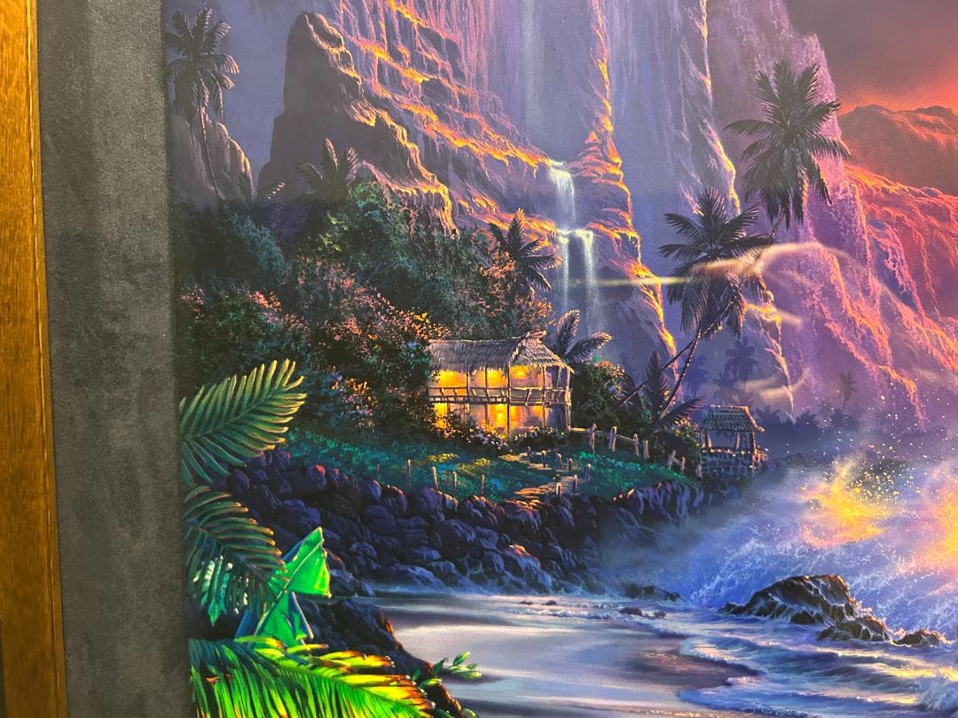 エスケープ Escape ラッセン Lサイズ 版画 真作保証 美品