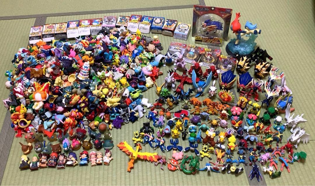 ポケモンキッズ指人形640点以上 モンコレ124体 フィギュア等 大量