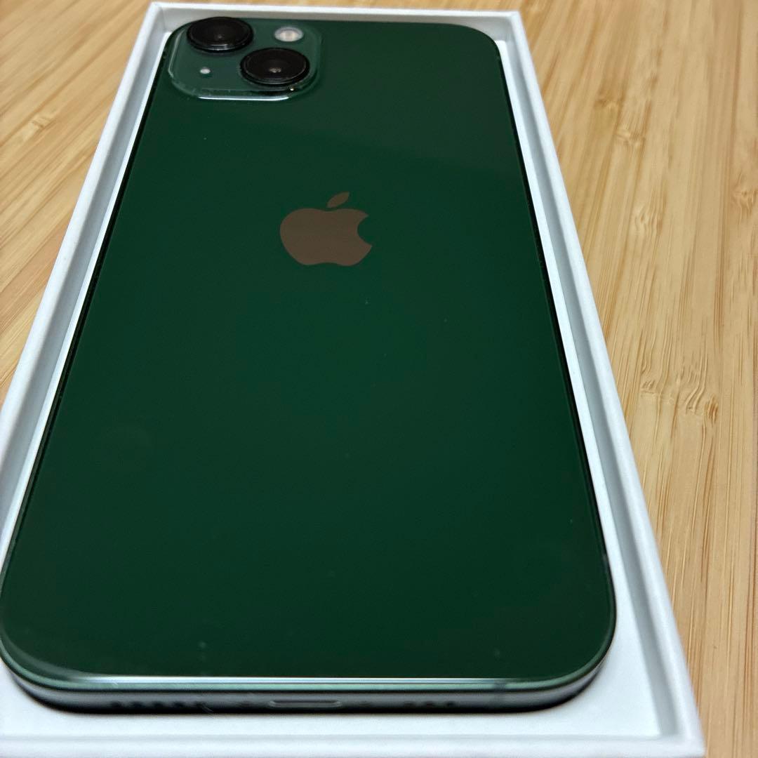 Apple iPhone 13 グリーン 本体　箱付き　128GB 安心データ