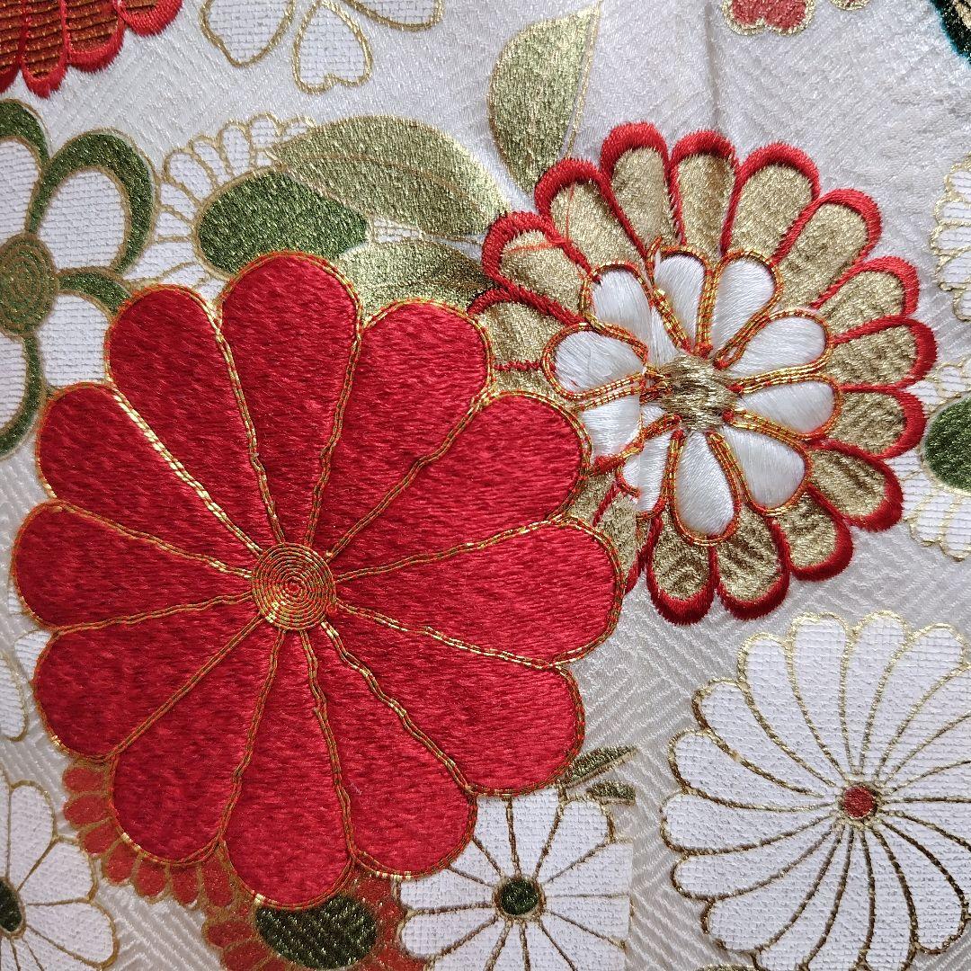 ☆とまとまと☆振袖フルセット(8点)・絞り・古典柄・吉翔文様・金駒刺繍