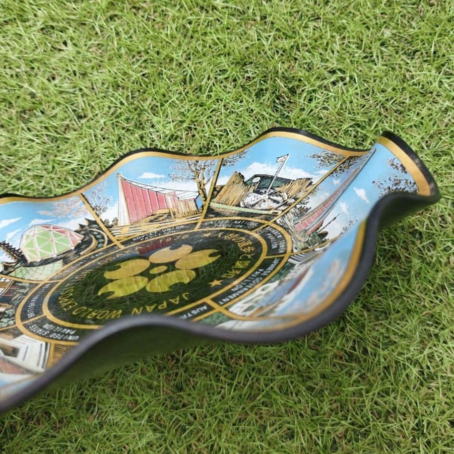 EXPO70 大阪万博 記念品 絵皿 当時物
