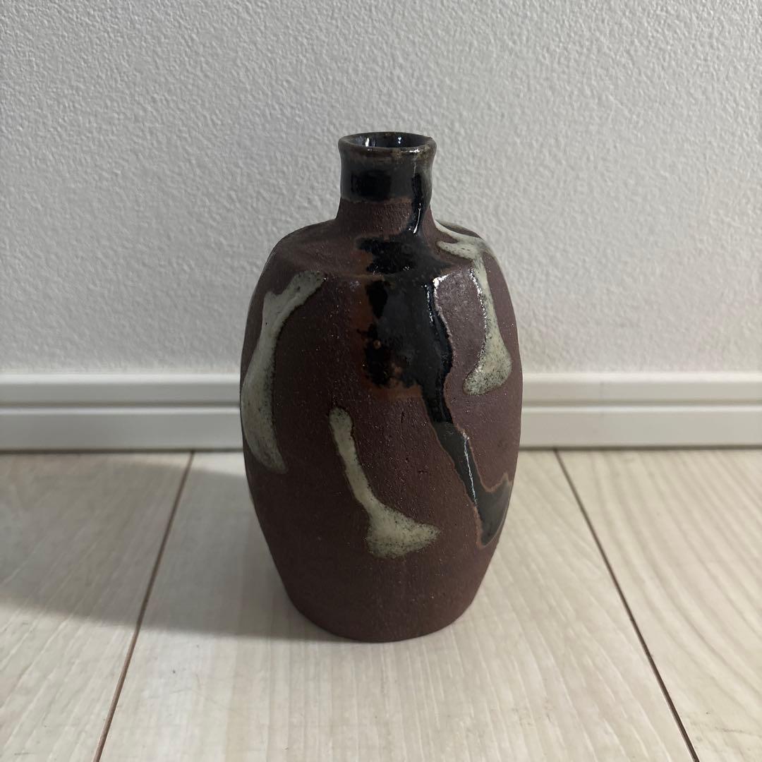 濱田庄司　流掛焼締徳利