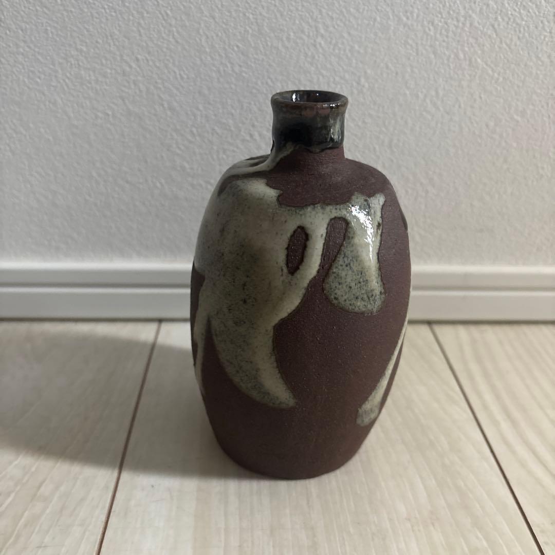 濱田庄司　流掛焼締徳利