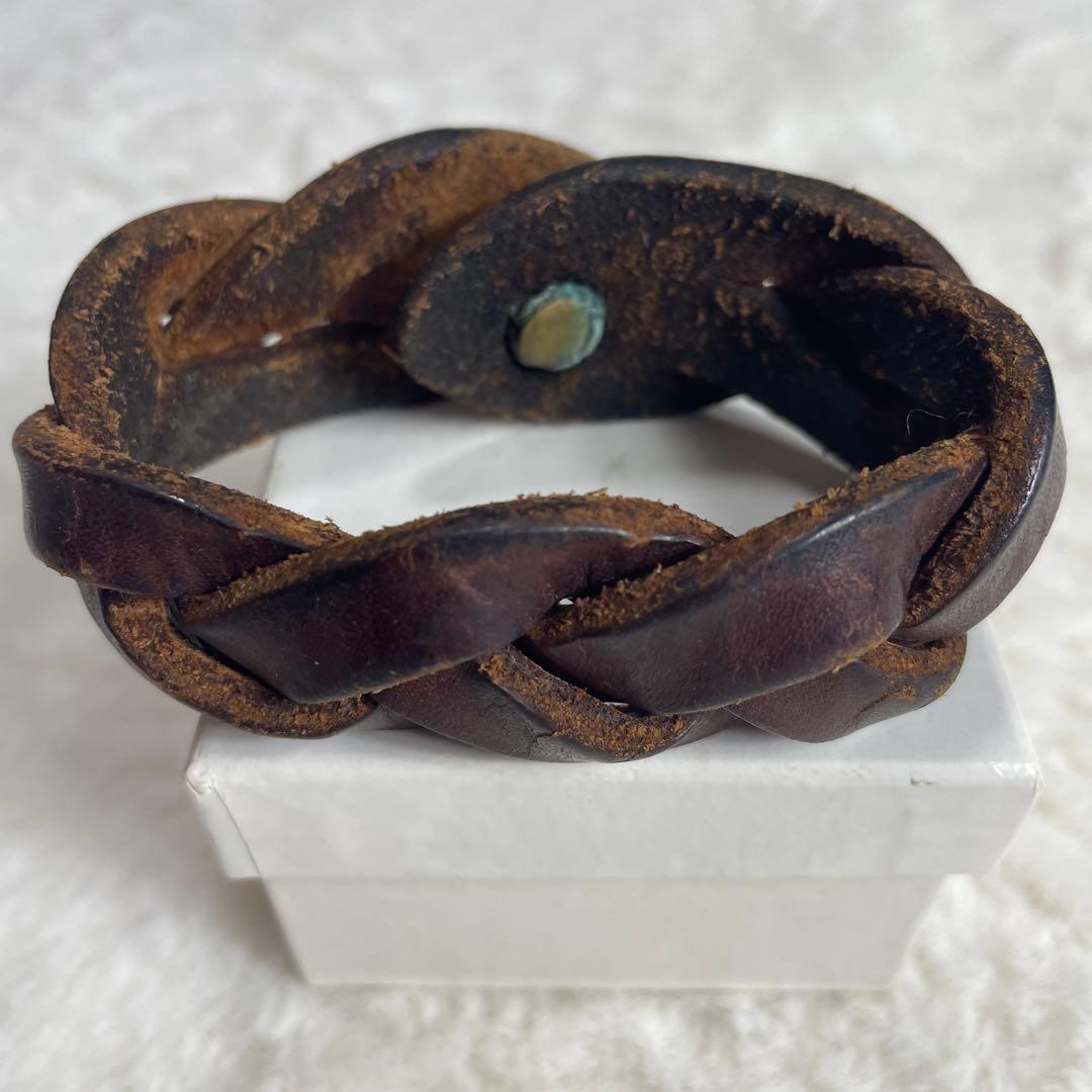 Maison Martin Margiela/アーティザナル/レザーバングル