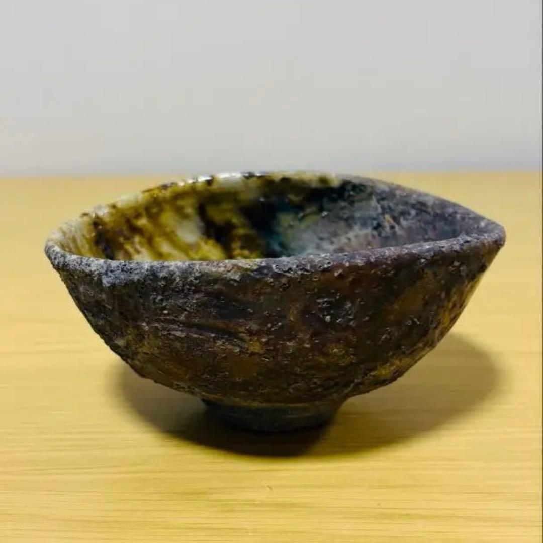 ぐい呑み / 陶器 辻村史朗 系 窯変 酒器 茶碗 工芸品 Chawan