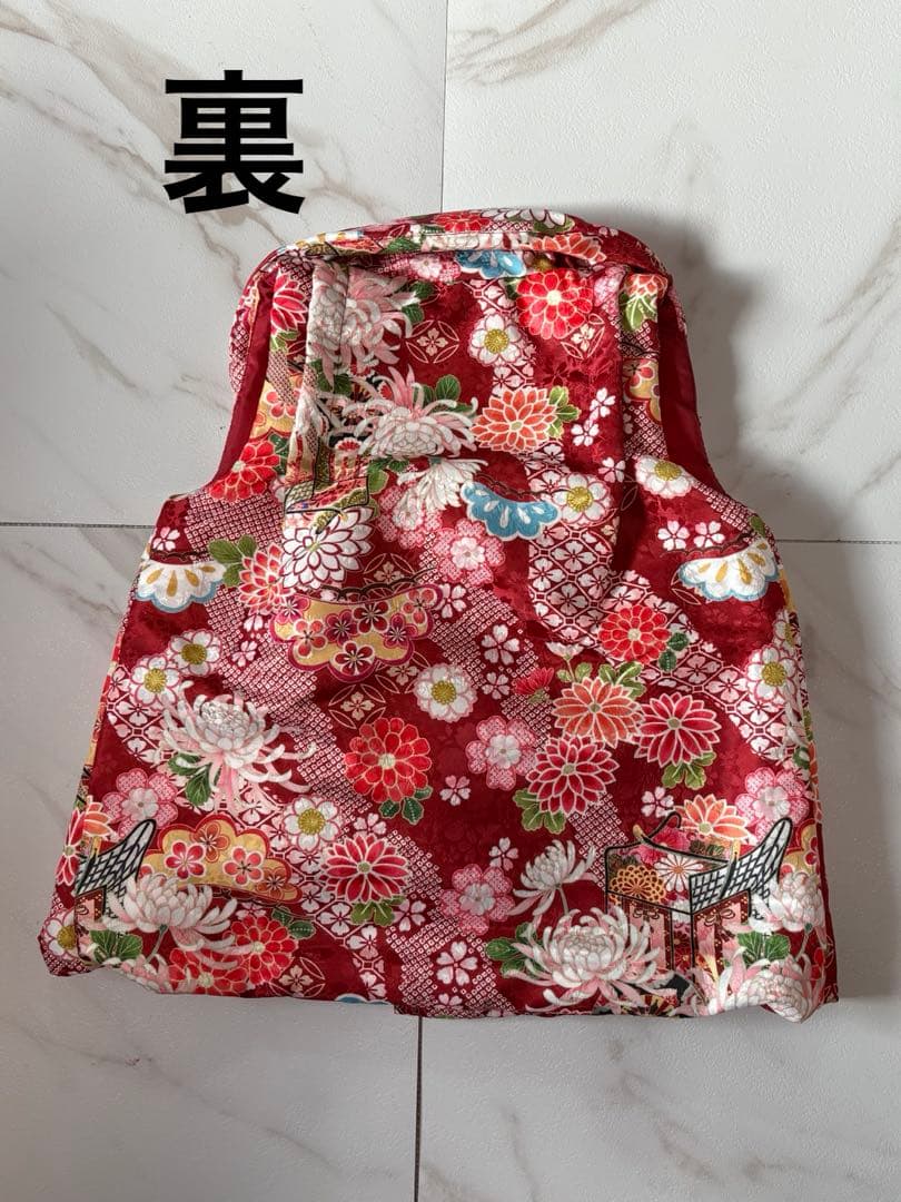 キャサリンコテージ　いにしえ華車・桃✖️赤　草履シューズセット