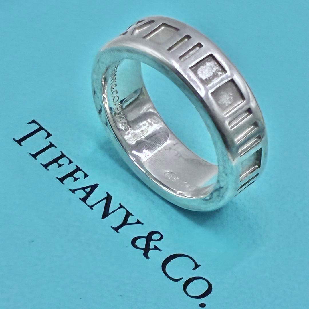 ティファニー アトラス リング 15号 指輪 シルバー レディース　大きめ 美品