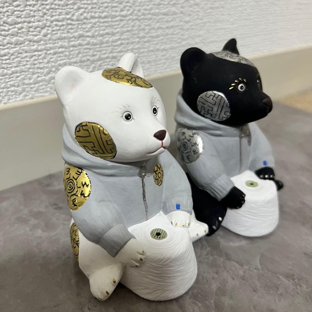 loopwheeler ループウィラー 吊熊 博多人形 中村信喬