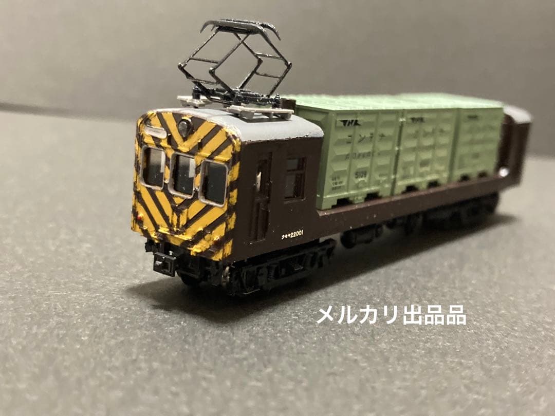 【特製加工品】 クモヤ22001 katoコンテナ付、動力ユニット組込済