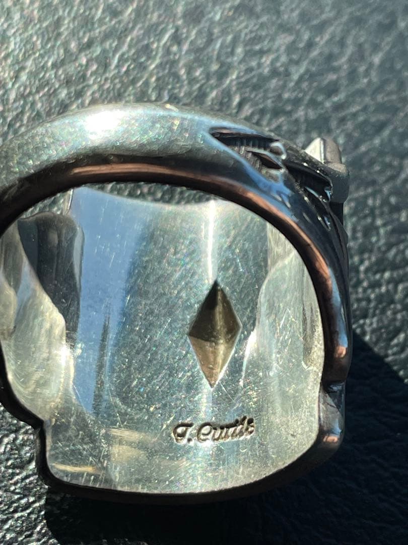 Thomas Curtis ナバホ族 リング スタンプワークトーマスカーティス