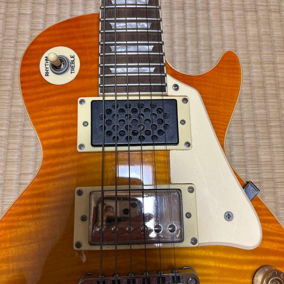 ESP 初期 レスポールタイプエレキギター 虎目　子供用ギター