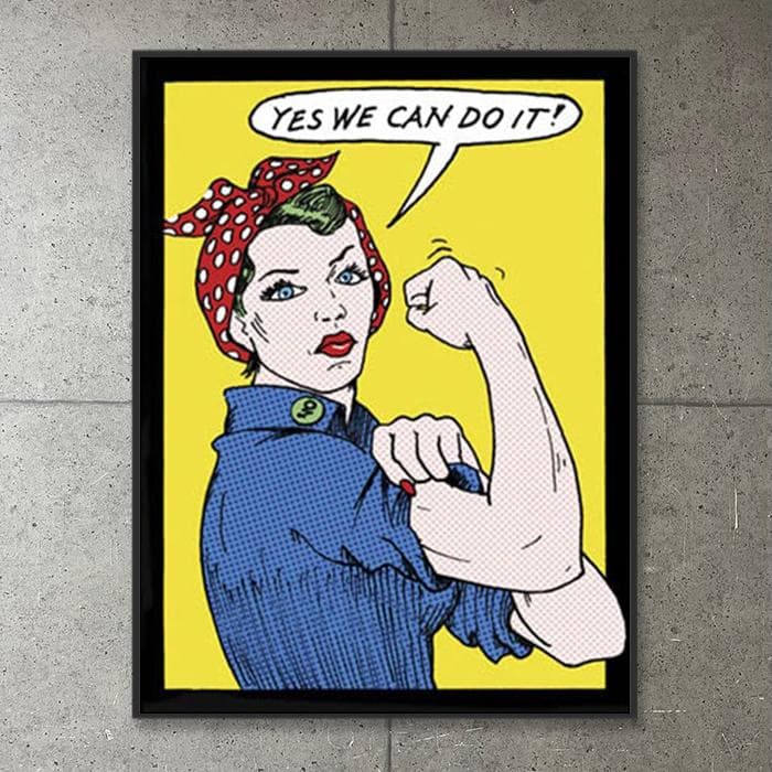 額装品/Yes We Can Do It!/ティー バズ/ポスター/インテリア