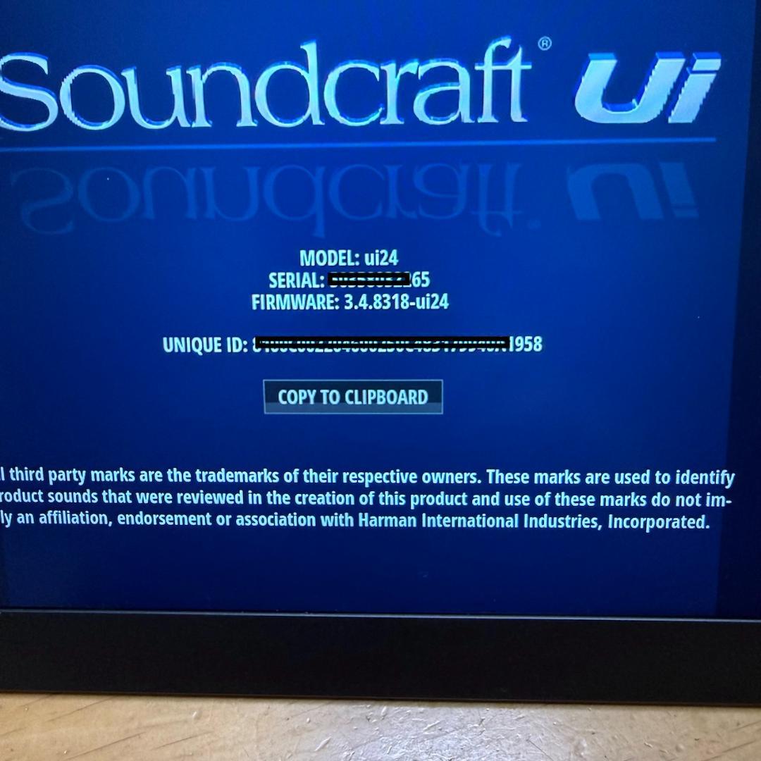 Soundcraft Ui24R デジタルミキサー　モニターセット