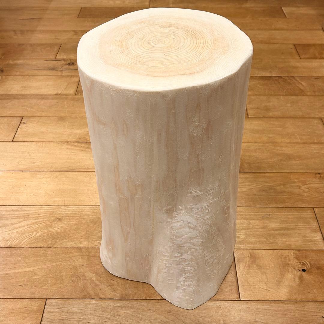 檜　丸太　椅子　スツール 1090