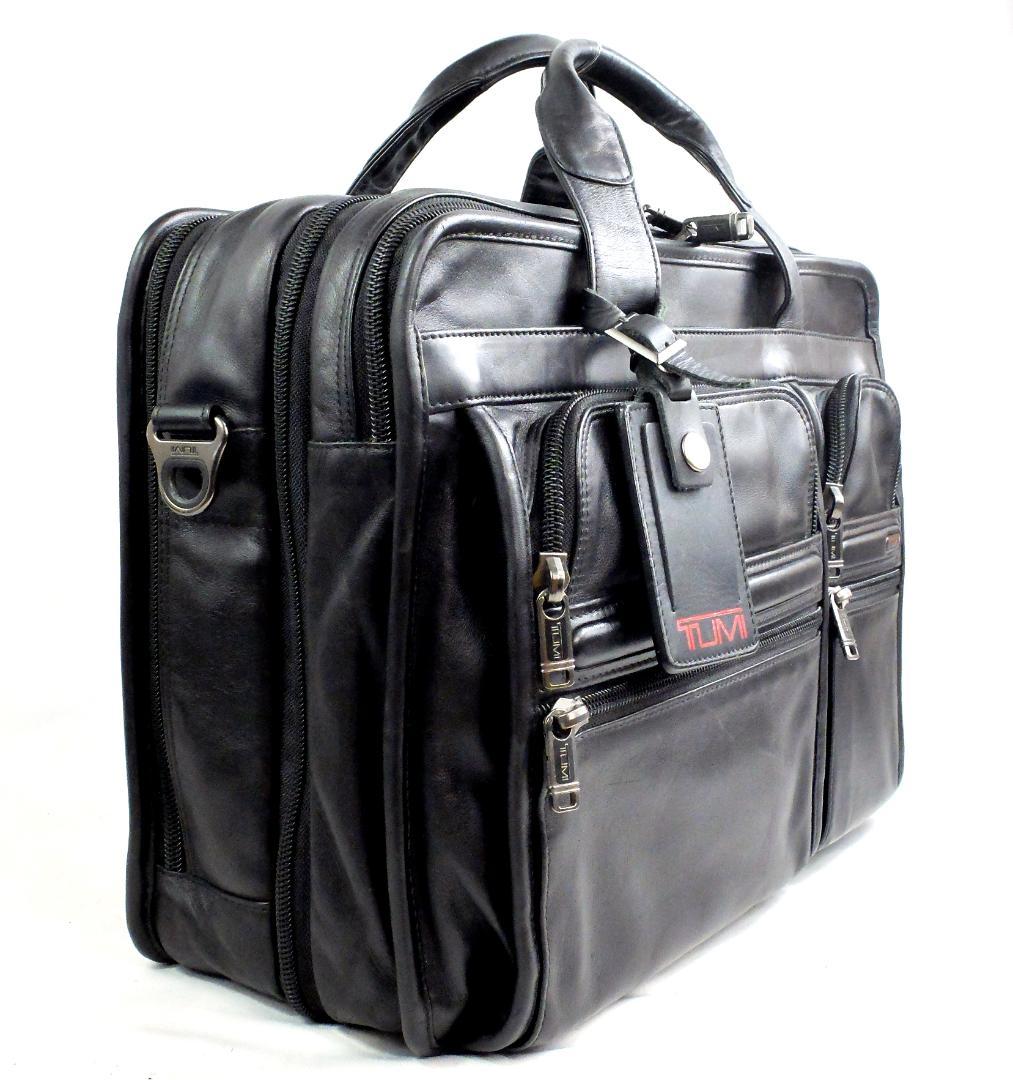 トゥミ 96141G4.4（廃番） レザー・オーガナイザーPCブリーフ【美品】