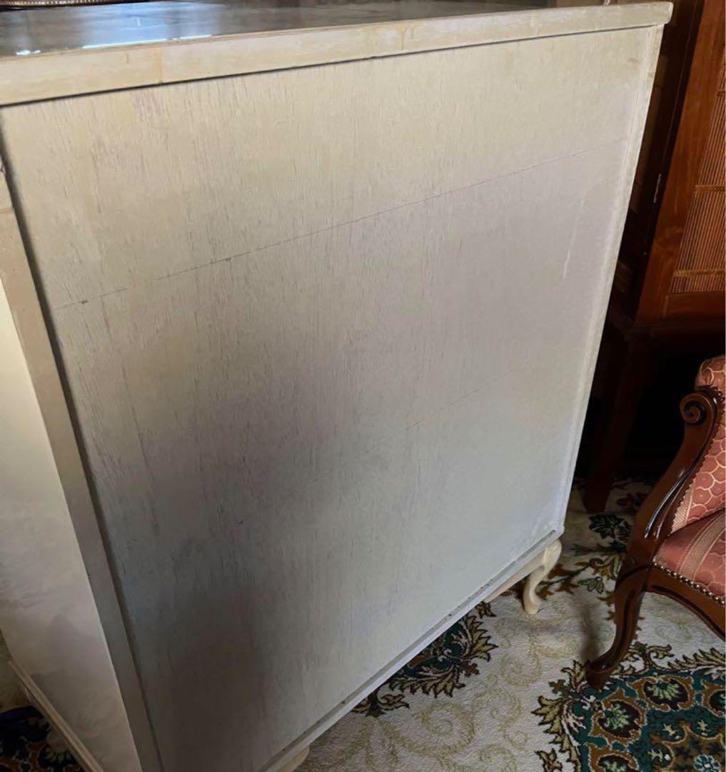 アンティーク　猫脚 チェスト 白家具 ロココ調 姫系 インテリア