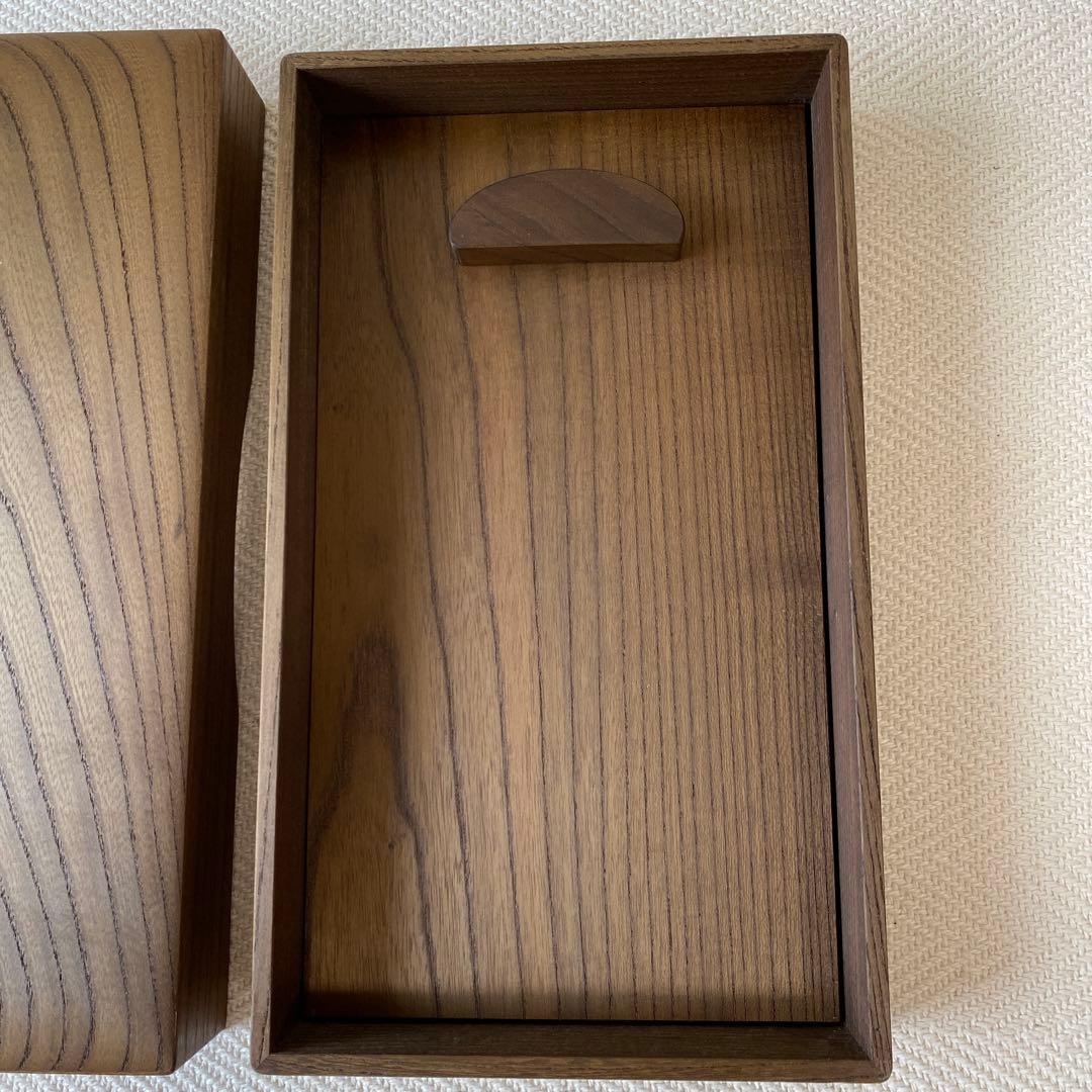 ②千年の神代銘木箱 発掘古代木 数珠 念珠箱 トンボ玉用宝箱 天然木の箱