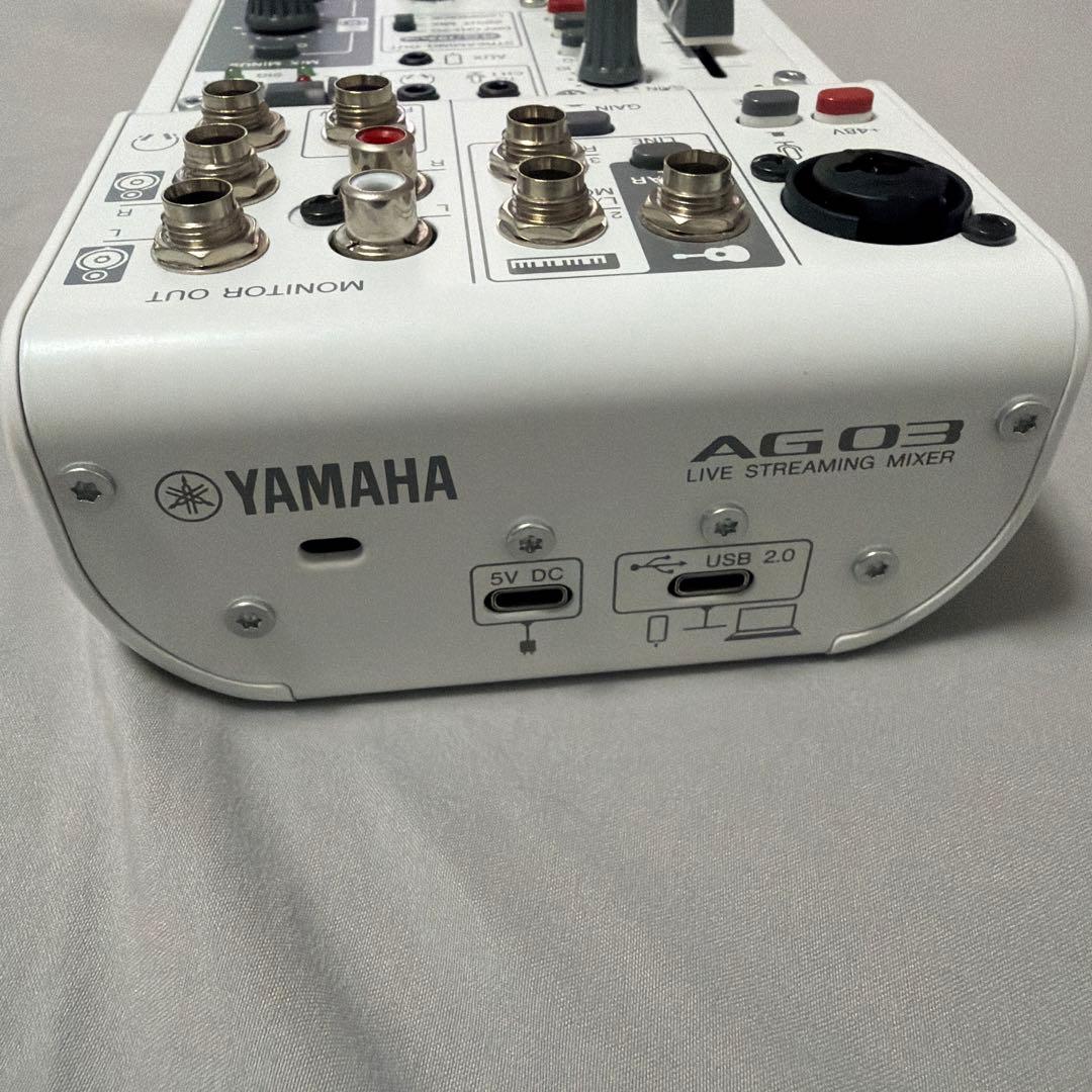 Yamaha AG03 MK2 LIVE STREAMING PACK ホワイト