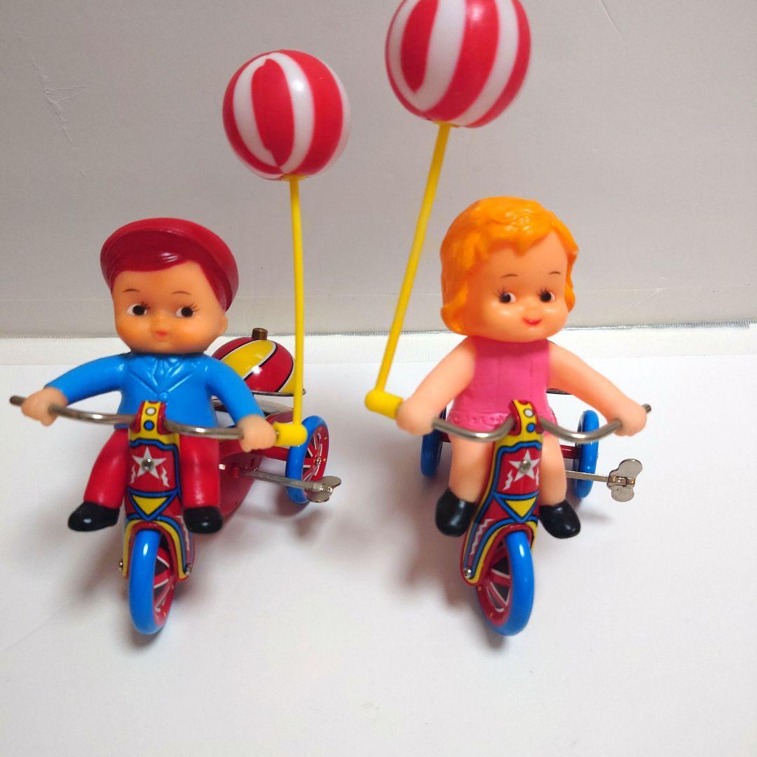 WIND UP L TRICYCLE 　男の子と女の子のペアセット