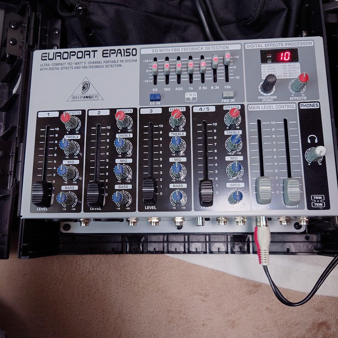 【超激レア 美品】 ベリンガー EPA150 EUROPORT ポータブルPA