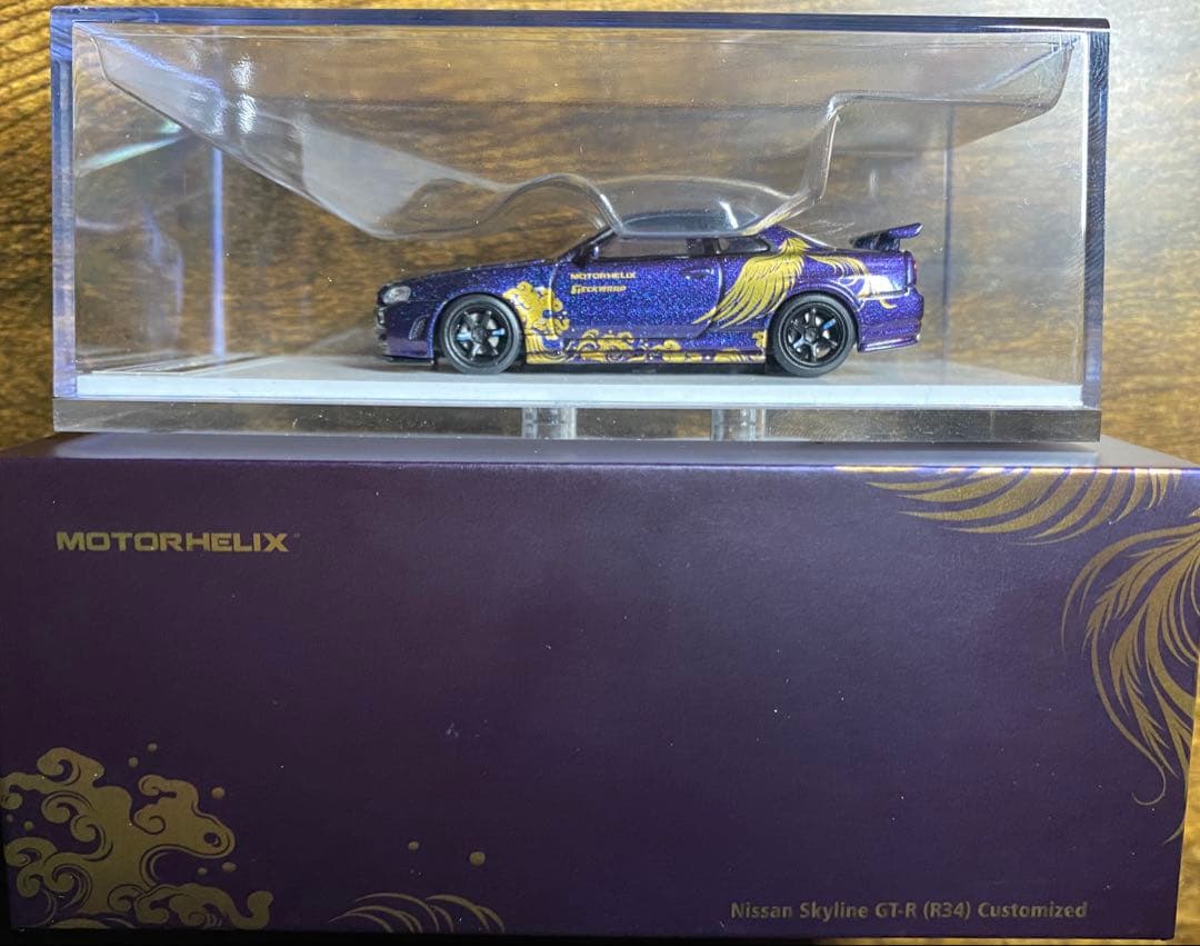 motor helix GT-R R34TAS 2026 限定版ミニカー
