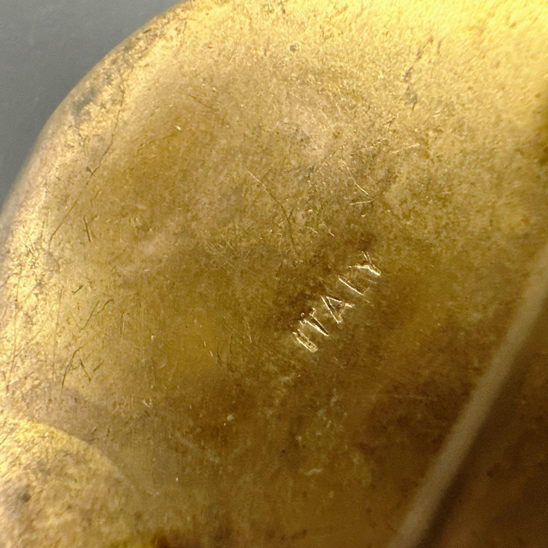 【vintage】イタリア製　マイクロモザイク　ブローチ　フラワー　微細デザイン