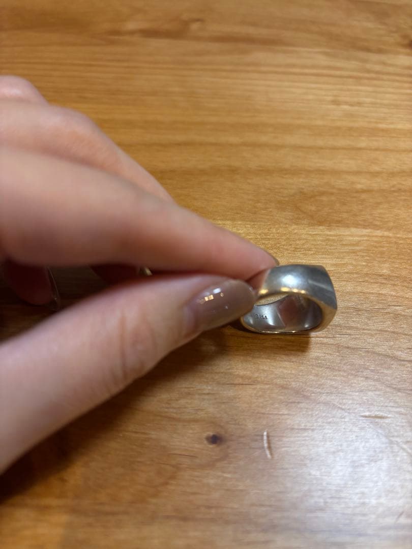 Tom Wood トムウッド　リング　cushion 緑　グリーン　54