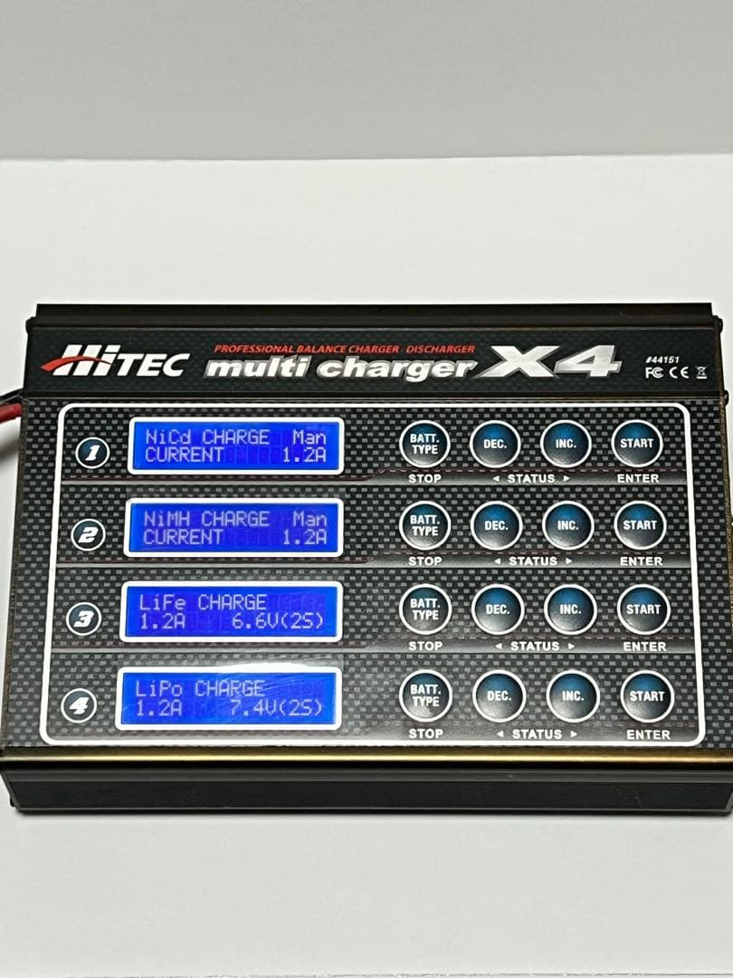HiTEC multi charger X4 充電器　安定化電源付