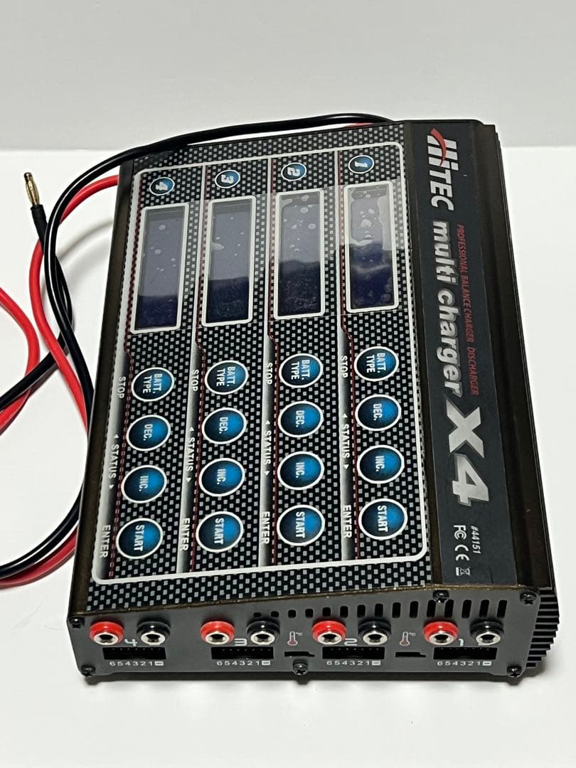 HiTEC multi charger X4 充電器　安定化電源付