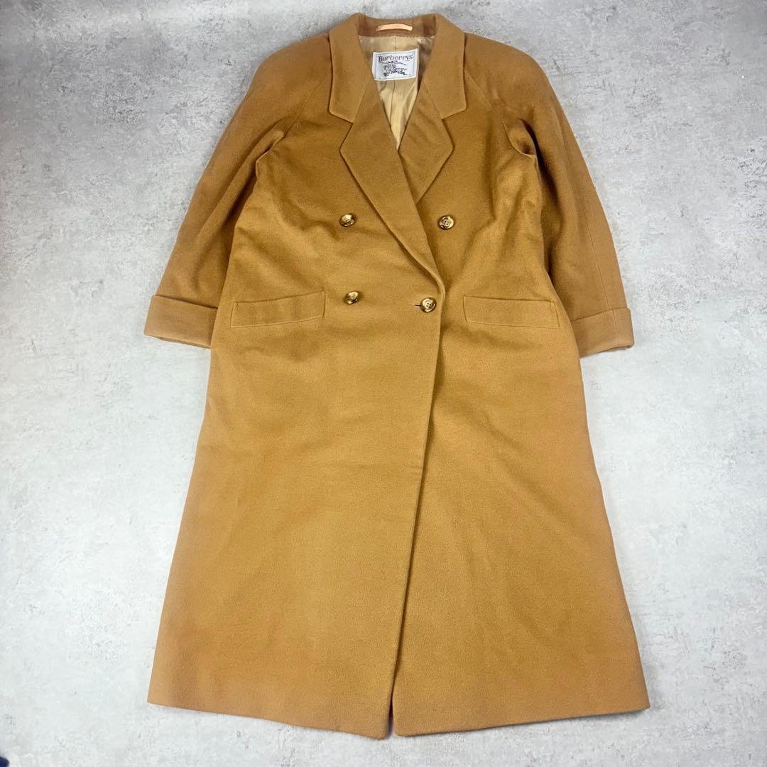 バーバリー　BURBERRY カシミヤ混　　ダブルブ　チェスター　コート　9