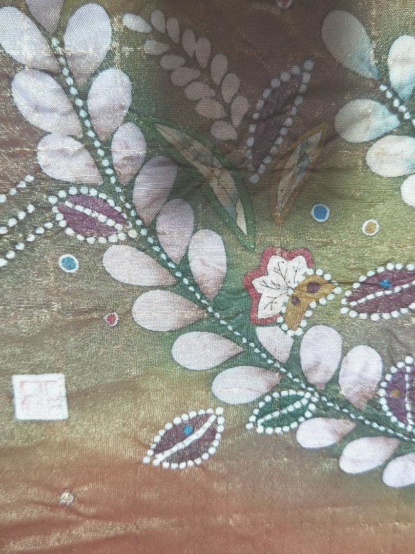 逸品 袋帯 辻ヶ花 金通 金彩 正絹 落款 帯 名品