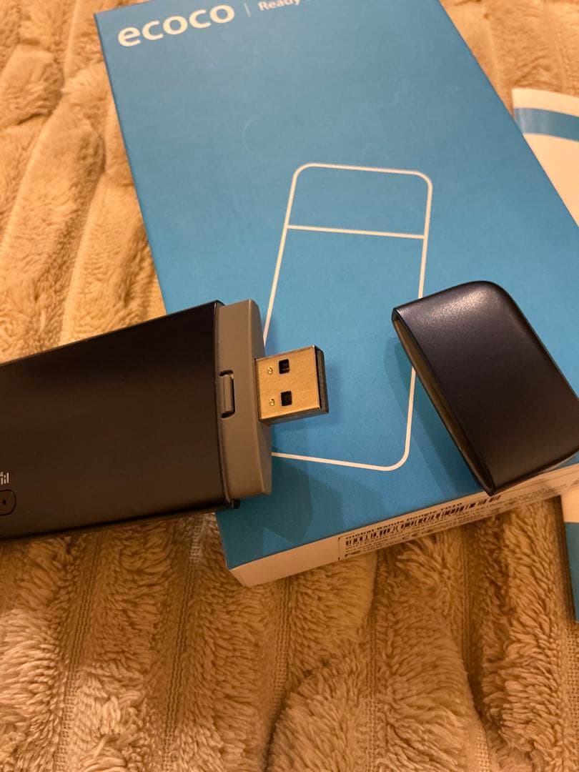 10ギガ弱残　ecoco USB型スティックWi-Fi TD-10