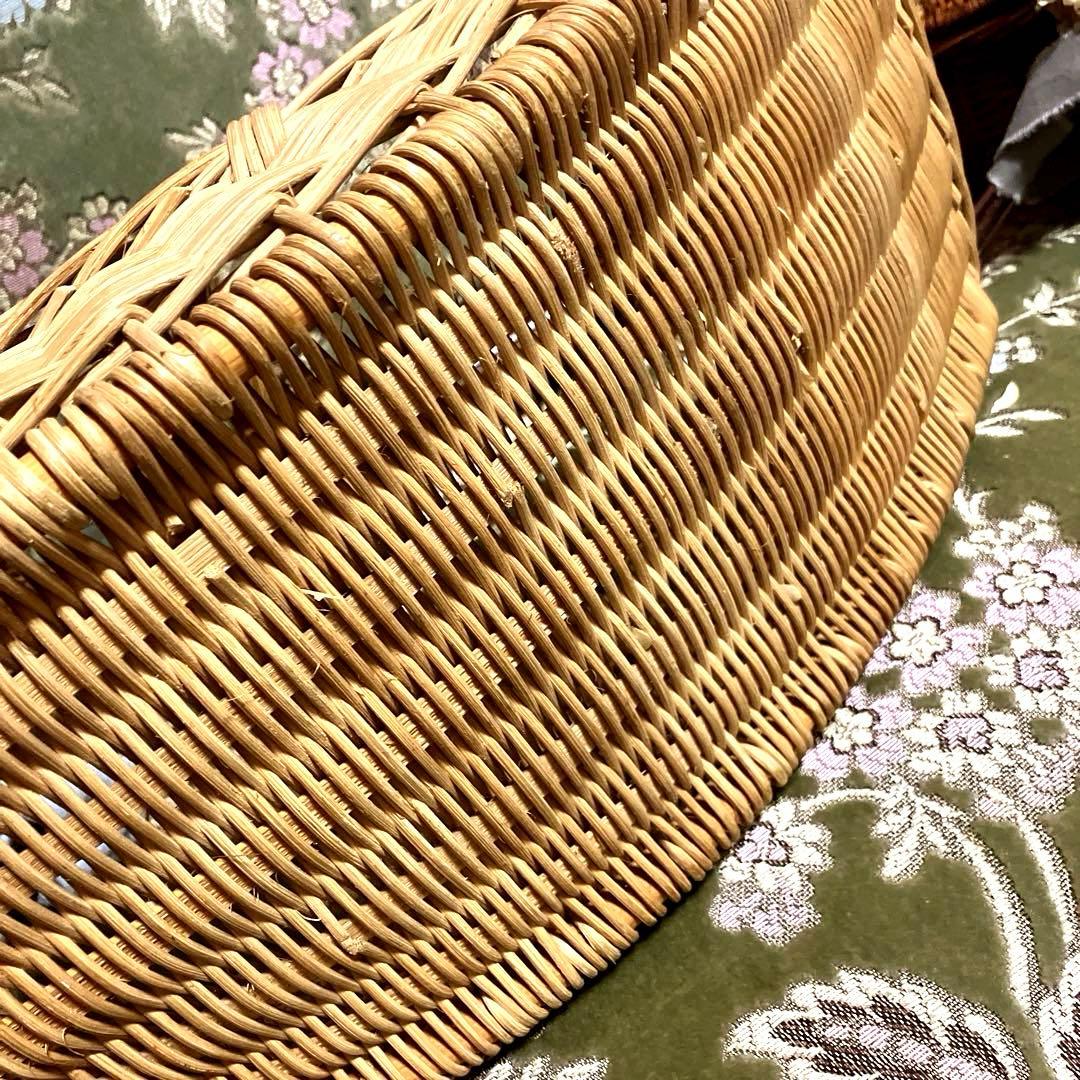 フランスアンティーク舟形パニエ　フランスアンティークパニエ