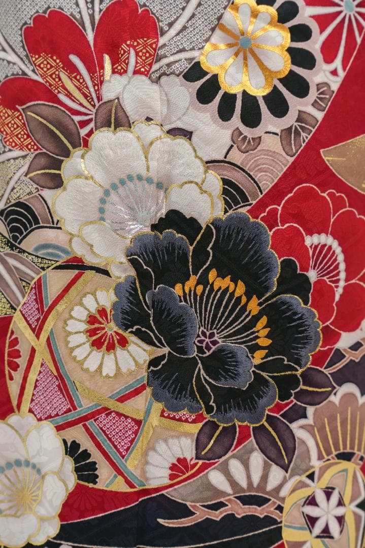 ≪美品≫正絹　振袖9点フルセット【748】【160cm~170cmの方用】