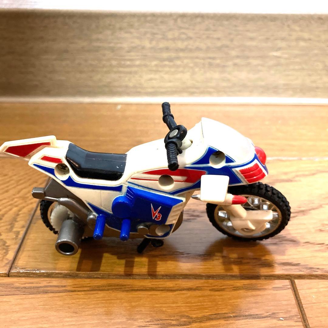 仮面ライダーV3 ハリケーン ミニカー 昭和 レトロ CSM SHF 真骨彫